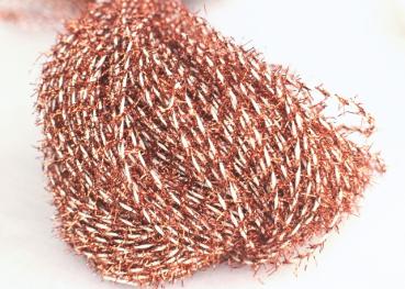 Finnisches Papiergarn 1,65 fluffy Glitter,  Nordlichty Glitter, rowan